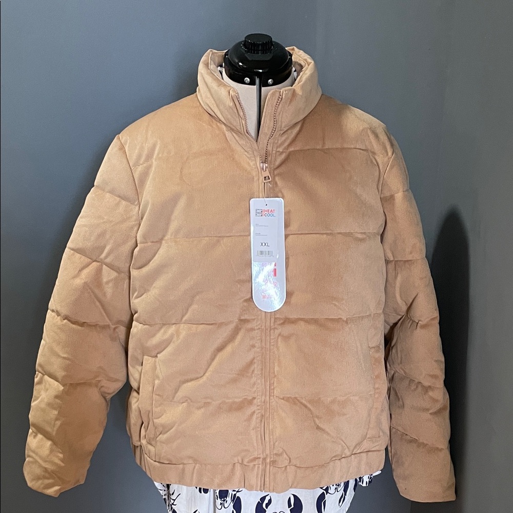 32 Degrees Heat Beige Outerwear Jacket Size-XXL NWT